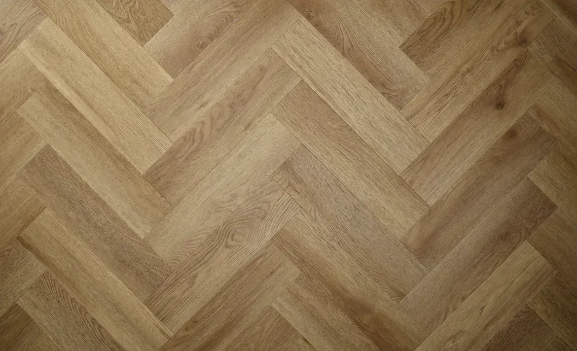 Summer Oak Herringbone LVT Flooring